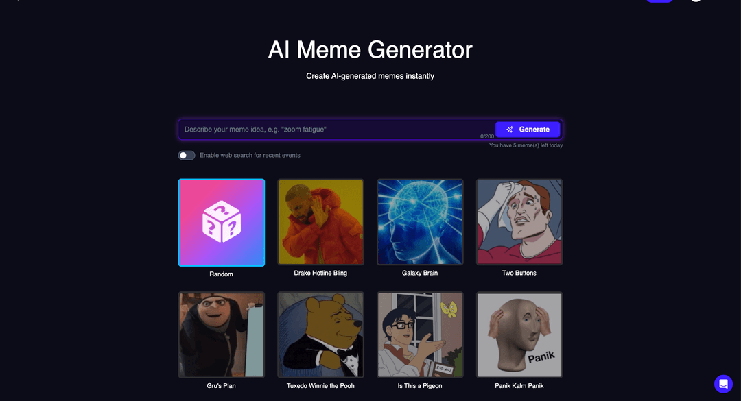 AI Meme Generator